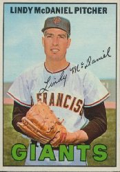 1967 Topps Baseball Cards      046      Lindy McDaniel